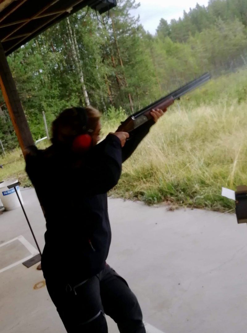 Om å treffe med hagla